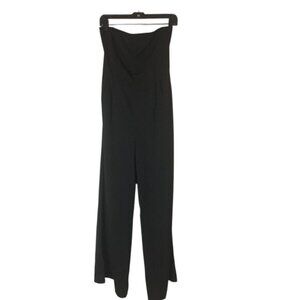 Petal + Pup Jumpsuit Women's Size Large Black Hansen Strapless